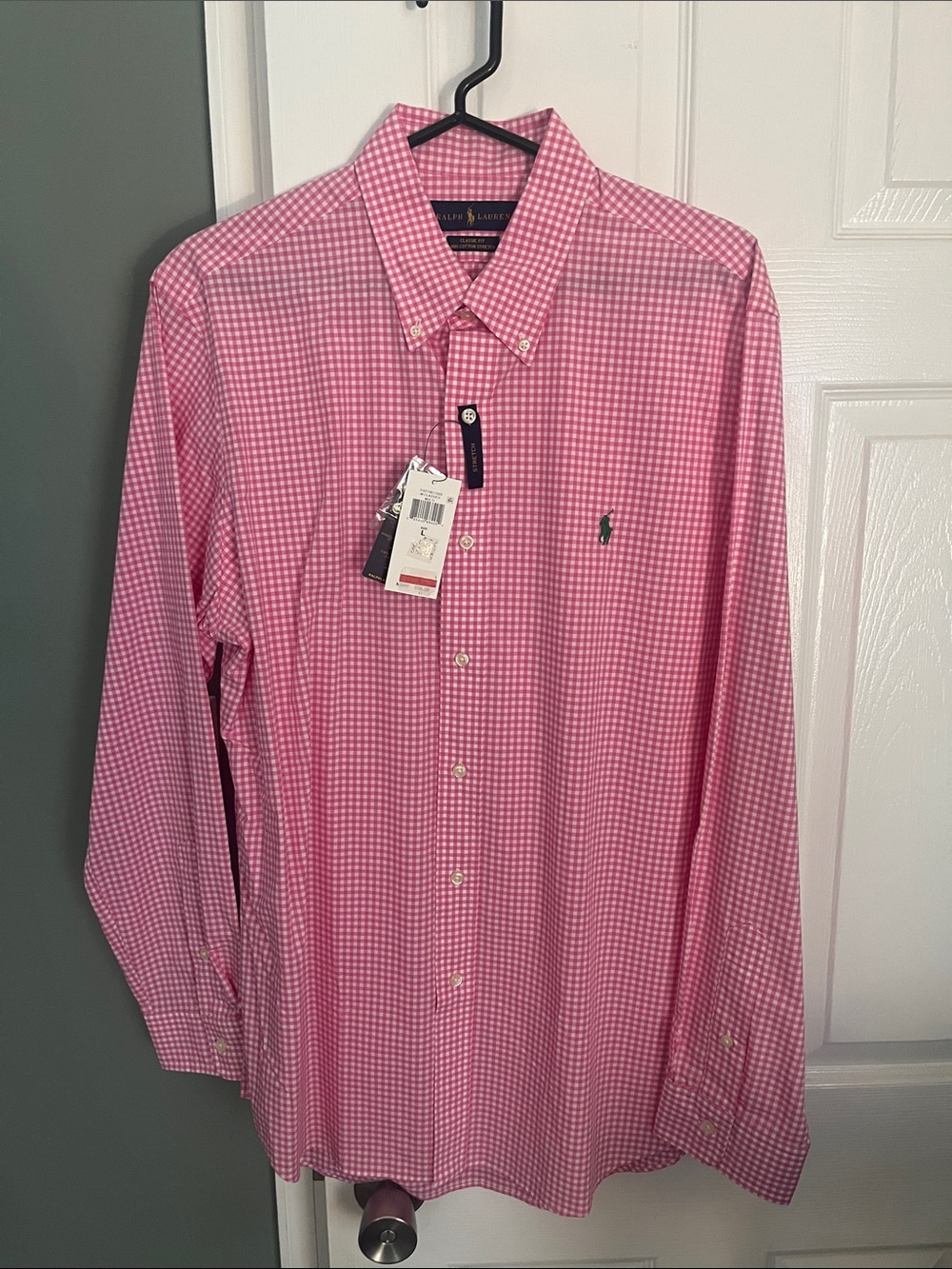 Polo by Ralph Lauren Pink Gingham Button-Down Shirt NWT